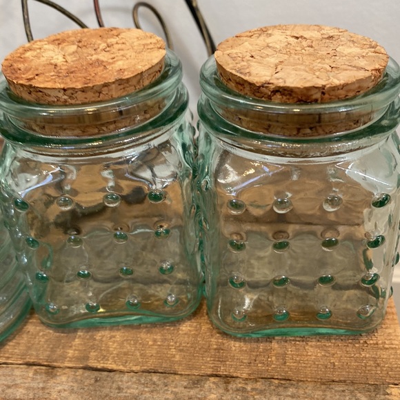 Anchor Hocking Green Spice Containers - Picture 4 of 5